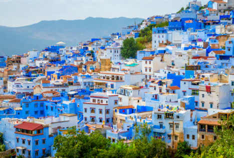 the blue city