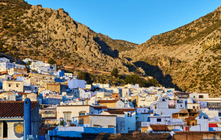 blue town